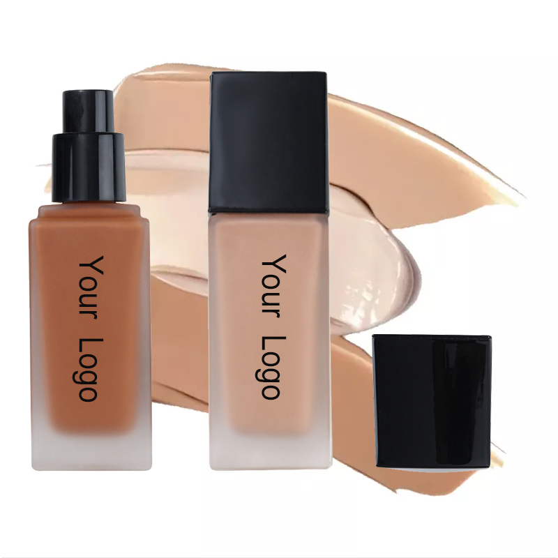 Face Foundation Manufacturer - New Arrival 8 Colors Liquid Cream Full Coverage Custom