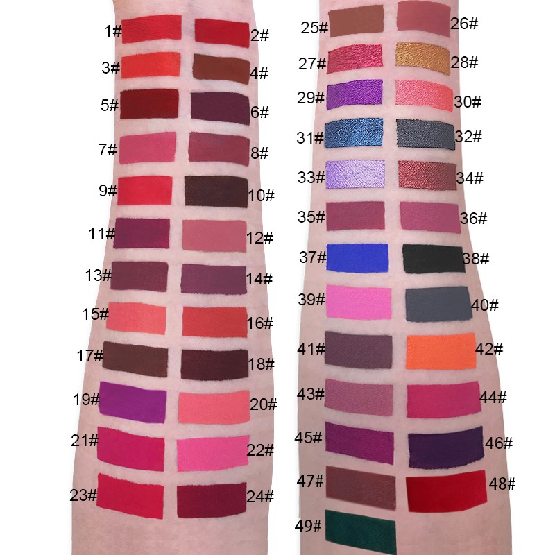 Liquid Lipstick Manufacturer - Factory Price Free Sample Velvet Professional Waterproof