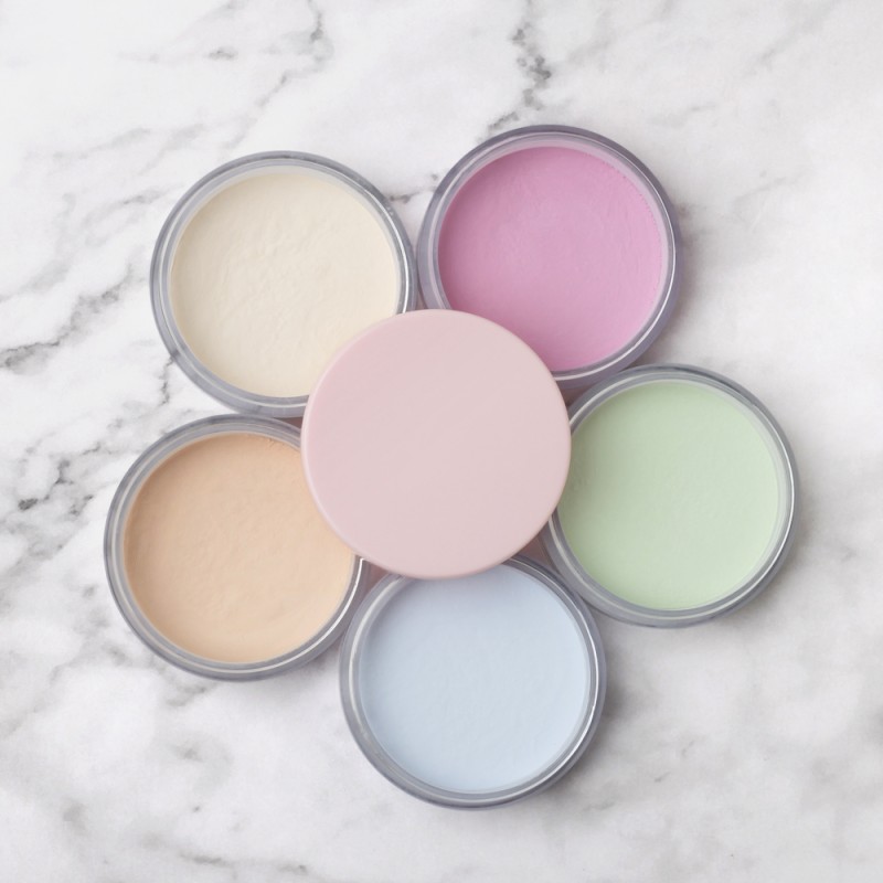 Face Powder Factory - Private Label Waterproof Loose Pink Powder With Puff Oil Control