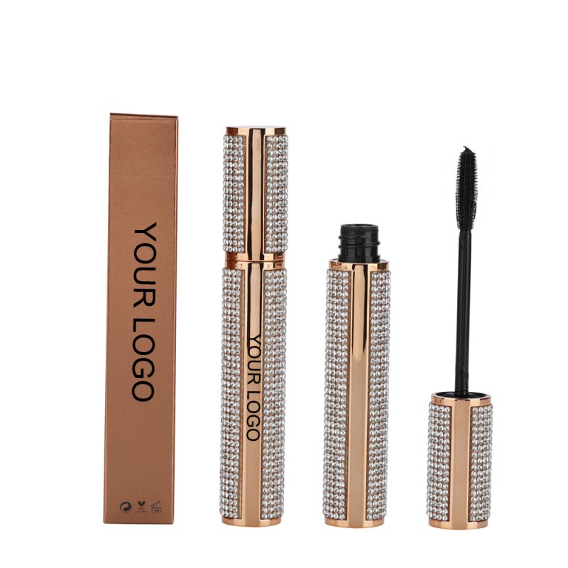 Diamond Mascara Manufacturer - No Logo 4D Fiber Waterproof Lengthening Cruelty Free