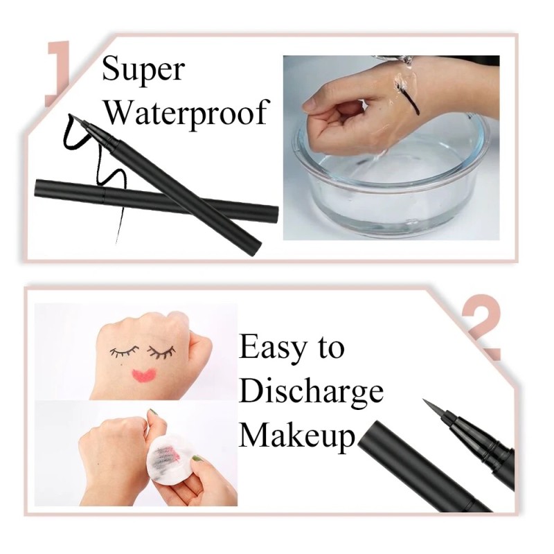 Makeup Pen Manufacturer - Unique Cosmetics 4 in 1 Eyebrow Eyeliner Highlighter Lipliner Private Label