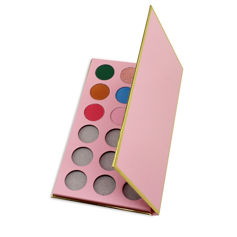 Eyeshadow Palette Factory - 15 Colors Private Label Paper Cosmetic Cheap Empty