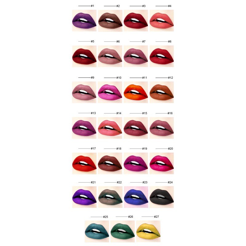 Lipgloss Manufacturer - Factory Supply Cosmetic Makeup Private Label Liquid Lipstick