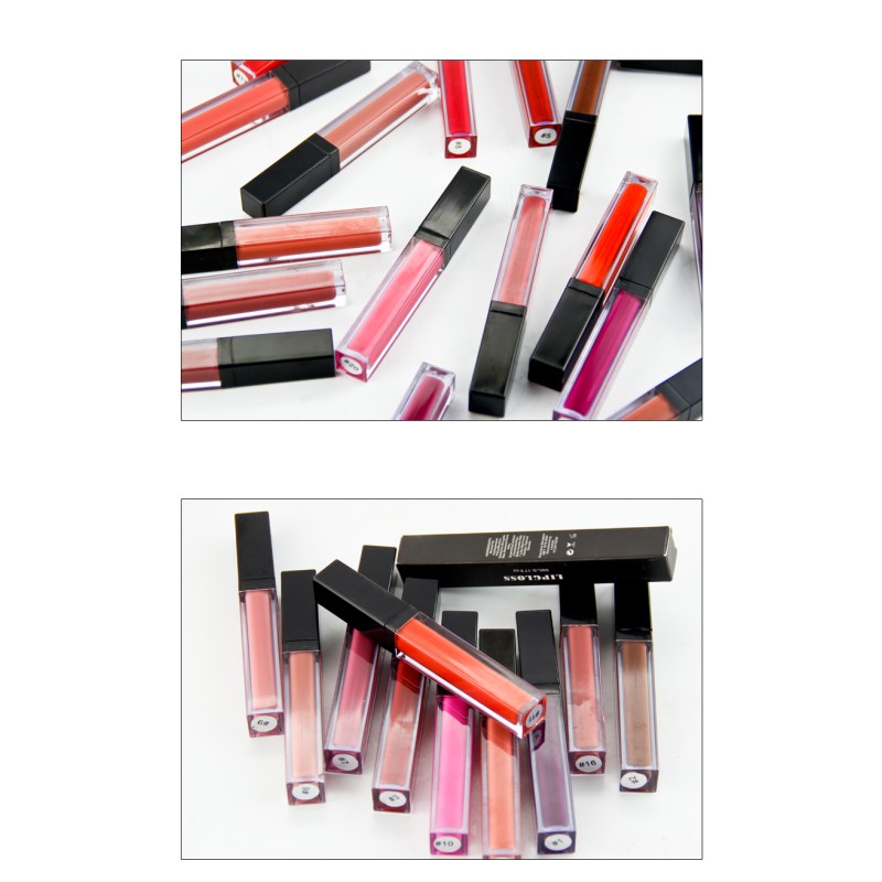 Lipgloss Manufacturer - Factory Supply Cosmetic Makeup Private Label Liquid Lipstick
