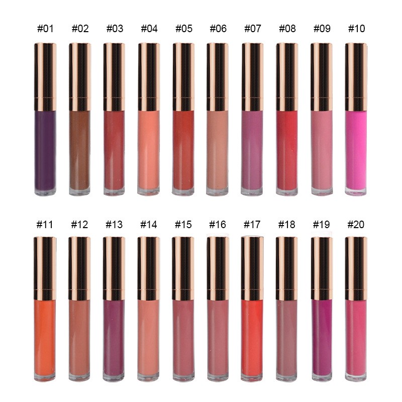 Liquid Lipstick Factory - 8 Colors Matte Private Label Pigment Makeup Manufacturer Vegan