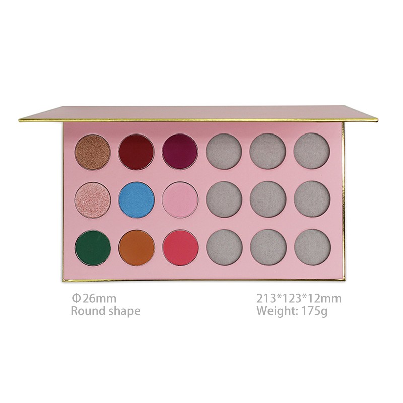 Eyeshadow Palette Factory - 15 Colors Private Label Paper Cosmetic Cheap Empty