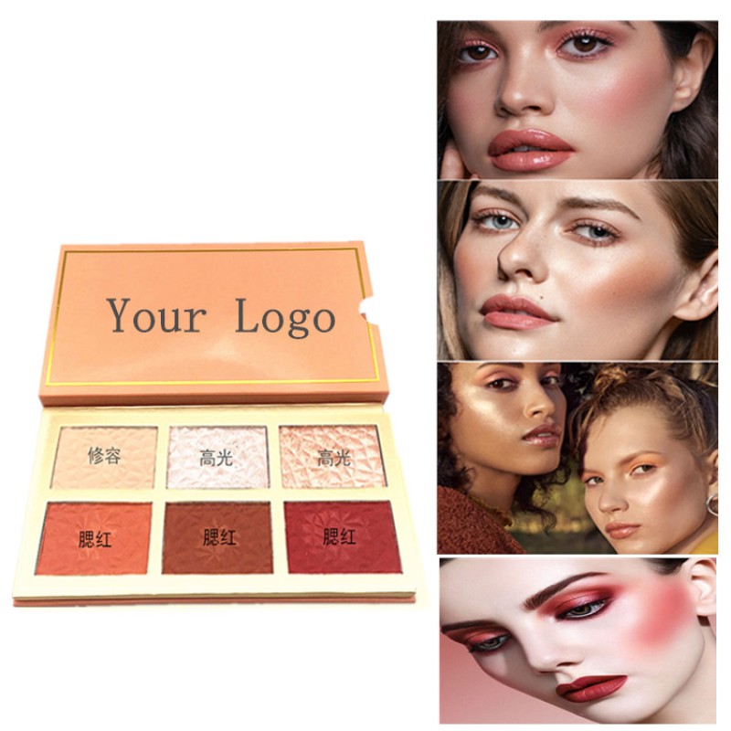 Beauty Blush Manufacturer - Cruelty Free 5 Color Customize Health Beauty Cheek and Lip Tint Private Label