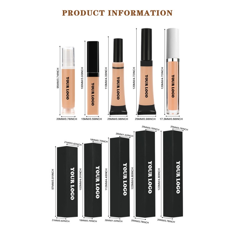 Full Coverage Concealer Factory - 18 Colors Long Wear High Quality Vegan Cruelty Free