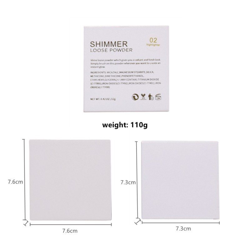 Makeup Palette Factory - New 3 in 1 Matte Blush Highlighter Contour Pearly Shiny Female