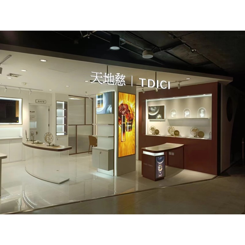 Cosmetic Display Stand Manufacturer - Customizable Cabinet Light Window Shelves