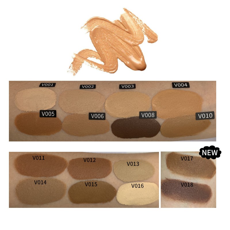 Liquid Foundation Manufacturer - New Design Full Coverage 18 Colors Soft Tube Moisturizing