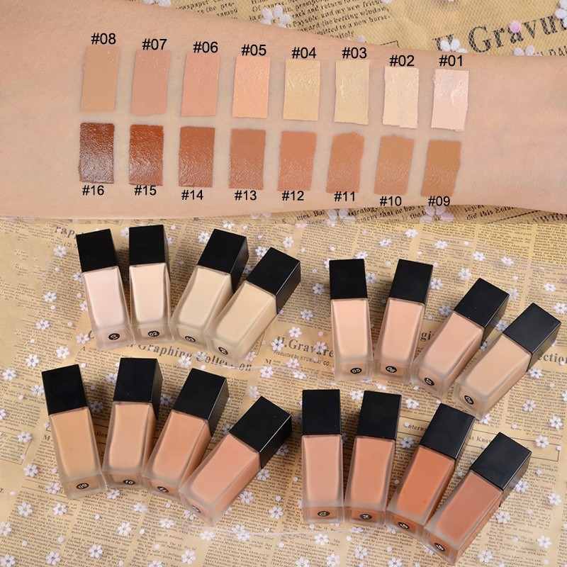Liquid Foundation Factory - Newest Arrival High Quality 14 Colors OEM ODM No Logo