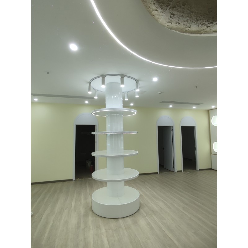 Cosmetics Showroom Design Factory - Specialty Retail Store Makeup Station Cabinet