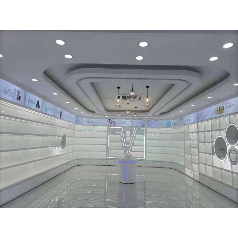 Cosmetics Cabinets Factory - Beauty Store Shelves Display Professional Customization