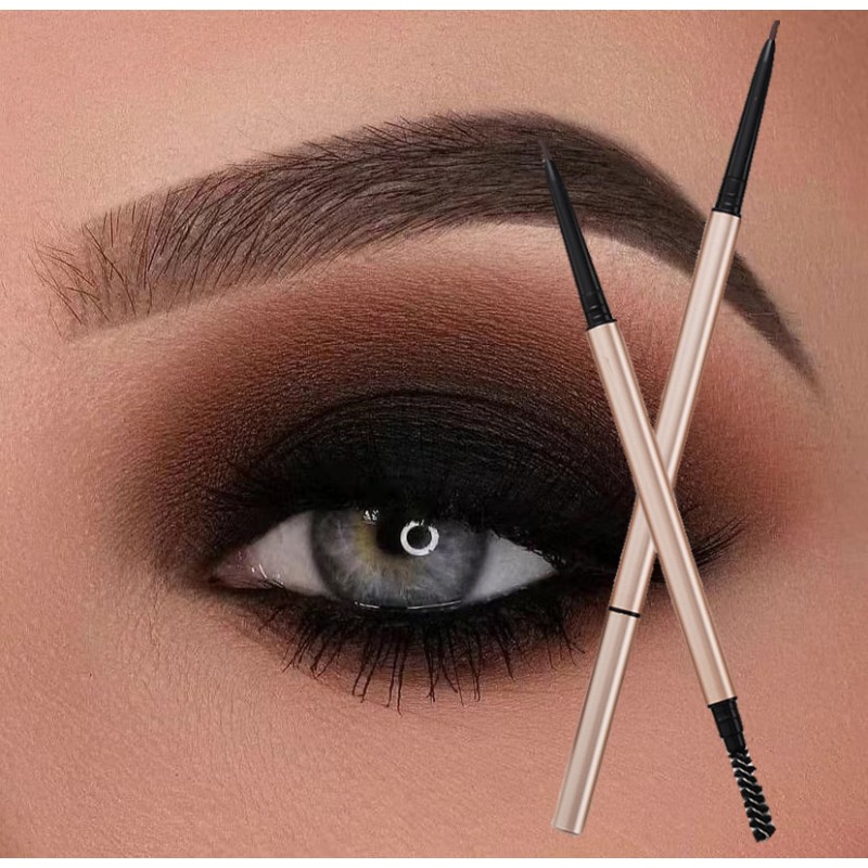 Black Eyebrow Pencil Manufacturer - Wholesale Custom Private Logo Double Head Waterproof