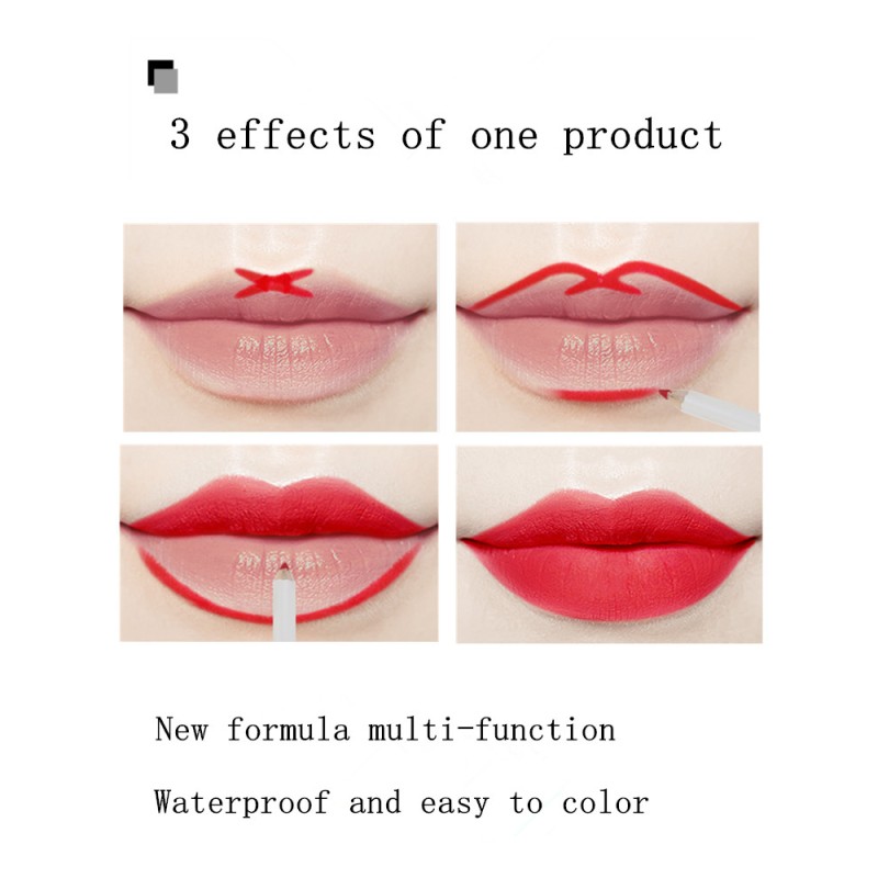 Lip Liner Pencil Factory - Makeup Wholesale Custom Logo White Packaging Wooden Smooth