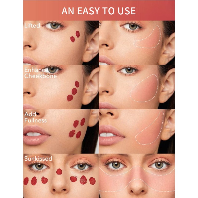 Pressed Blusher Palette Manufacturer - Wholesale Compact Powder Custom Logo Vegan Long Lasting 12 Colors