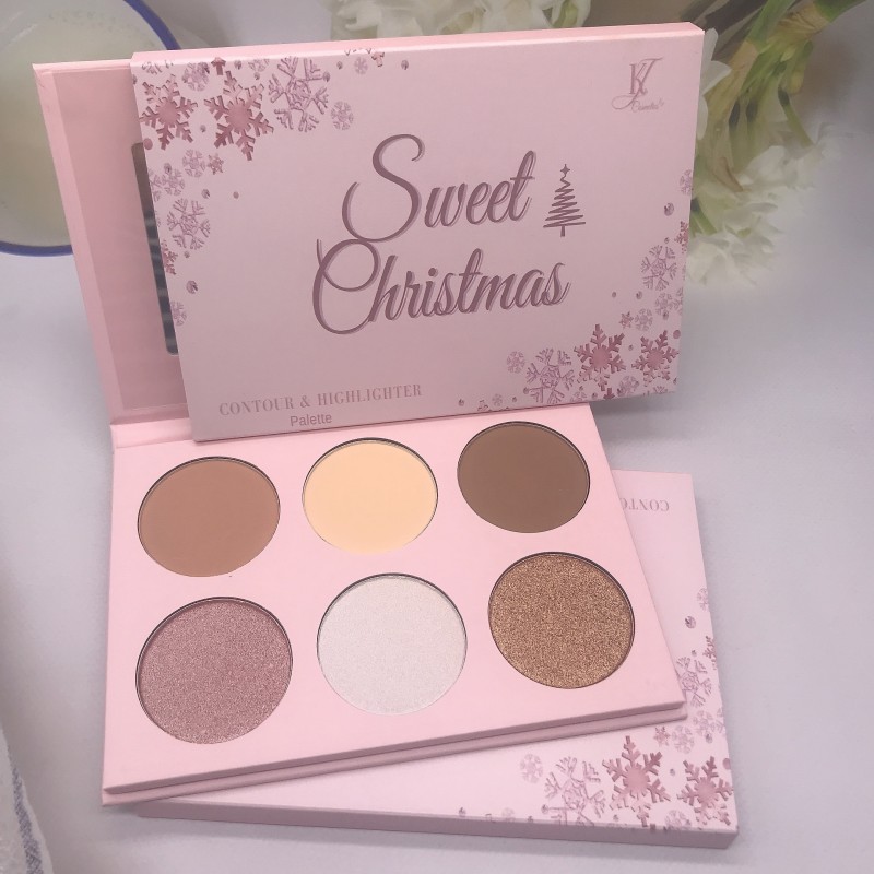 Highlighter Palette Factory - Custom Private Label Multi Colors Waterproof Long Lasting Dark Skin