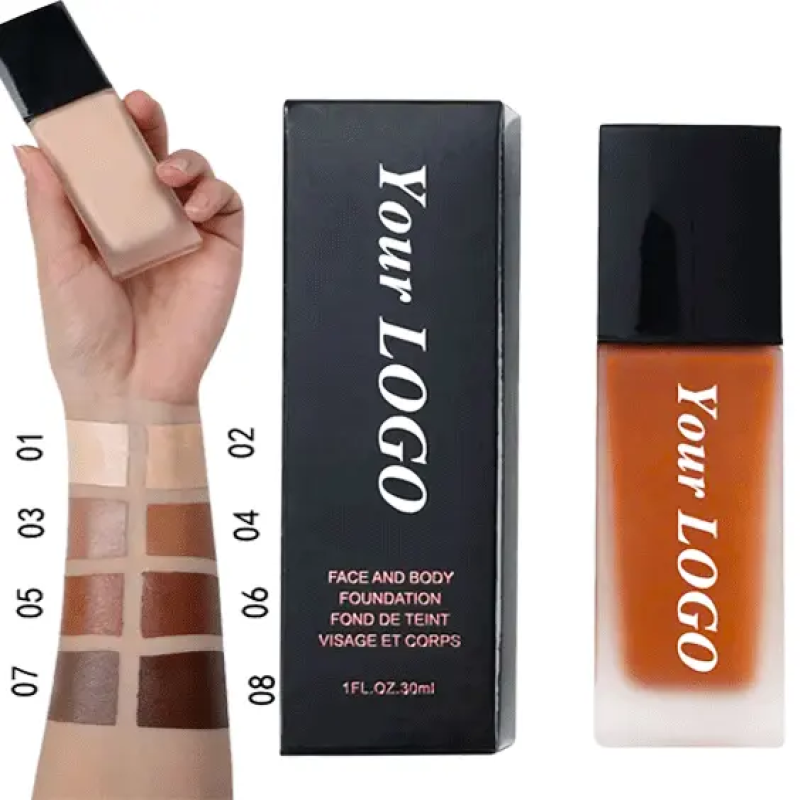 Makeup Foundation Factory - Custom logo Full Coverage Matte Private Label Waterproof HD