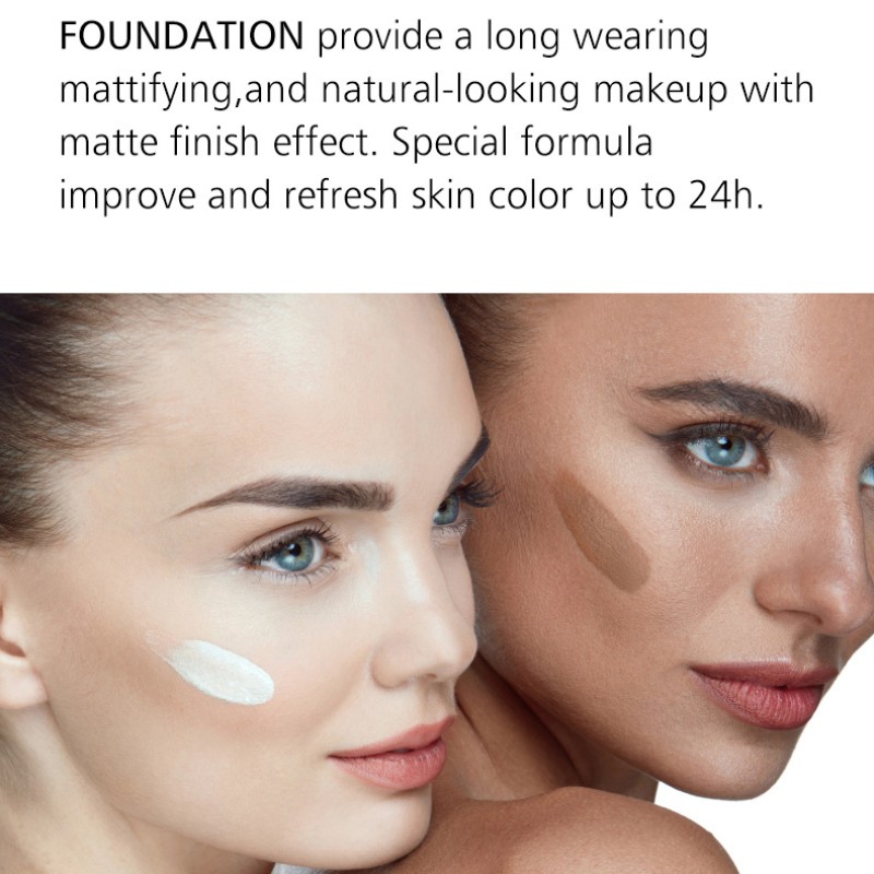 Liquid Foundation Manufacturer - New Design Full Coverage 18 Colors Soft Tube Moisturizing