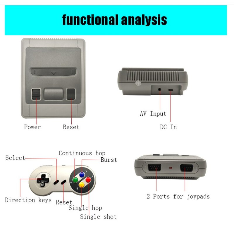 Video Game Console Manufacturer - 2026 Hot 621 Games Childhood Retro Mini Classic 4K TV AV 8 Bit Handheld Gaming Player