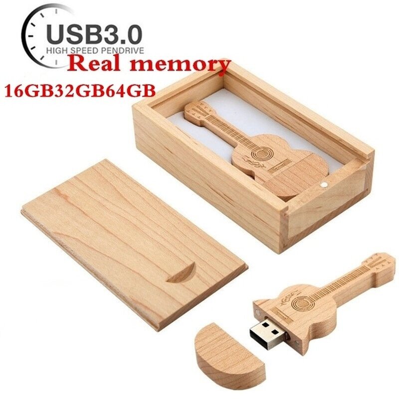 Flash Drive Manufacturer - New High Speed Custom LOGO 16GB 64GB 32GB USB 3.0 Swivel Wooden in Stock 1-Year Warranty