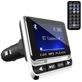 Car Radio Mp3 Player Manufacturer - 2025 1.44 Inch LCD Music Adapter USB Auto Charger BT Handsfree Car Kit FM Transmitter Remote