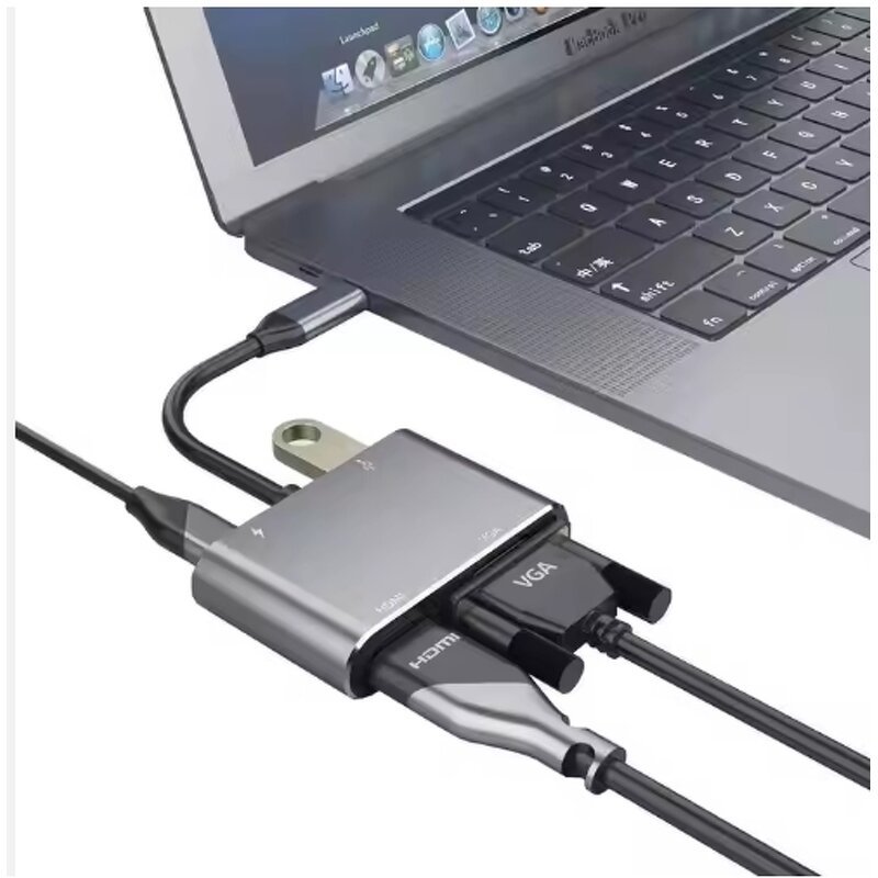 USB Type C Hub Adapter Manufacturer - Dropshipping 1080P/4K USB-C to HDMI-adapter Converter Cable with 3.1 USB Charging Port