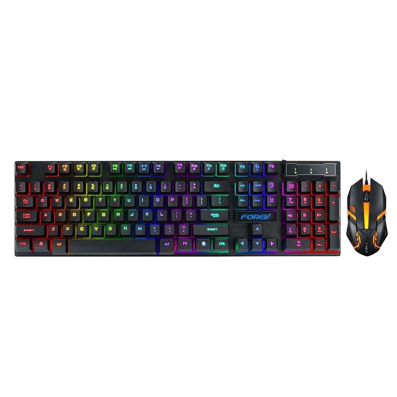 Gaming Keyboard Manufacturer - 104-Key Wired RGB Backlit Mechanic Feel Color Matching for PC Compatible Desktop Laptop Esports