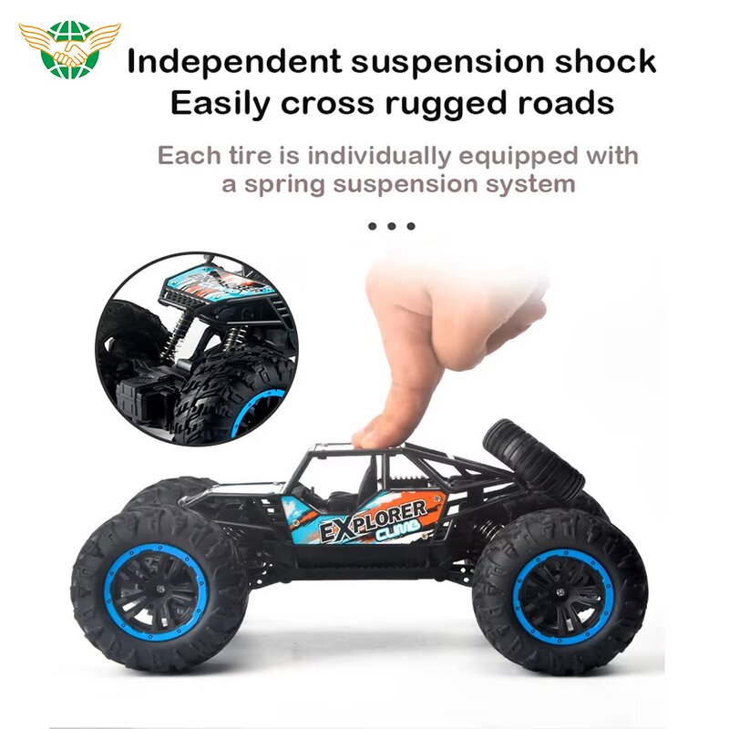 RC Car Toys Manufacturer - 2.4G 1:16 Large Size 45 Degrees Uphill TPR Tire All Terrain 4x4 Including Remote Controller Metal