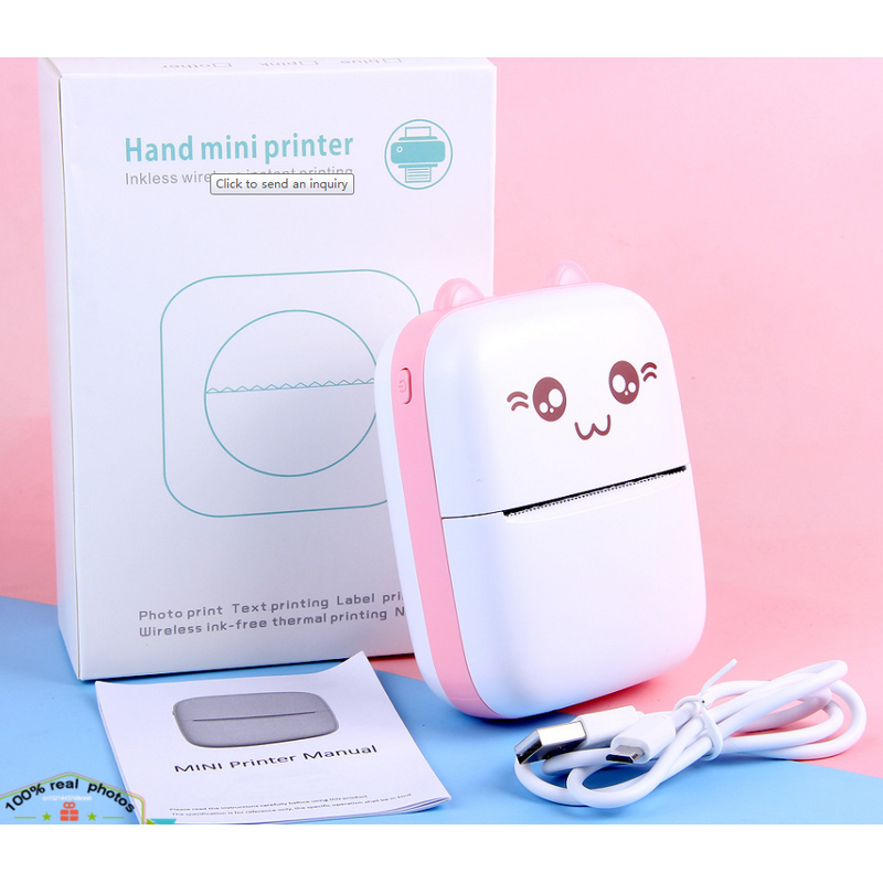 Portable Thermal Printer Manufacturer - 2025 Dropshipping Mini Pocket 57mm Wireless for 4.0 for Android 4.4+ iOS 8.0+ in Stock