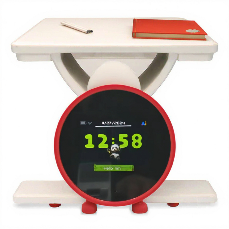 AI Alarm Clock Manufacturer - 2.8-inch LCD Smart Open AI Assistant for Kids Similar Education Chap GPT Voice Assistant WiFi