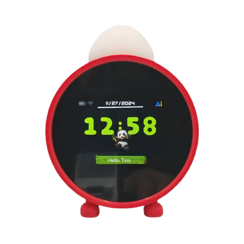 AI Alarm Clock Manufacturer - 2.8-inch LCD Smart Open AI Assistant for Kids Similar Education Chap GPT Voice Assistant WiFi