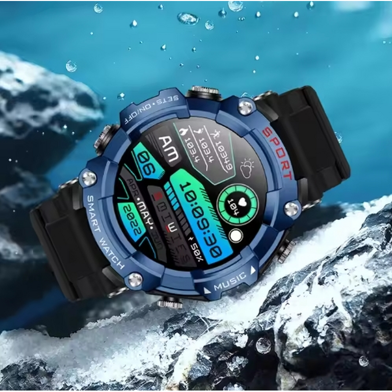 Smart Watch Manufacturer - Phone In-ear Headphone TWS 400mAh Smartwatch Earbuds Headset 2 in 1 Smart Bracelet Reloj Touch Screen