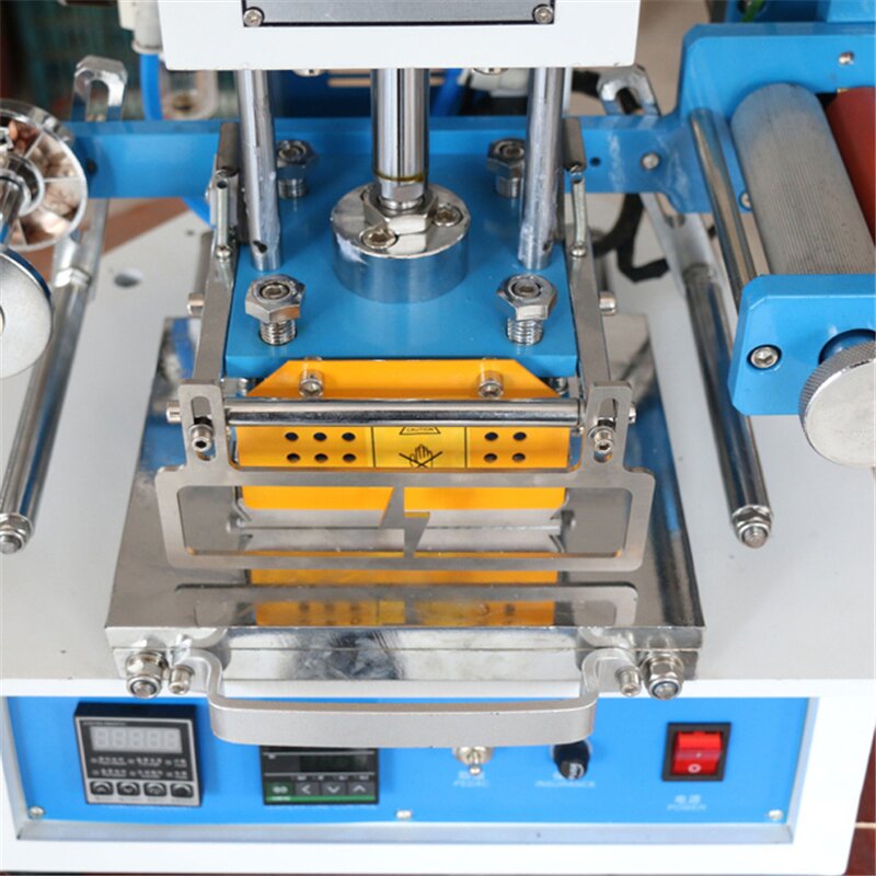 Gold Foil Semi-Automatic Hot Stamping Machine Manufacturer - Digital Leather Logo Embossed