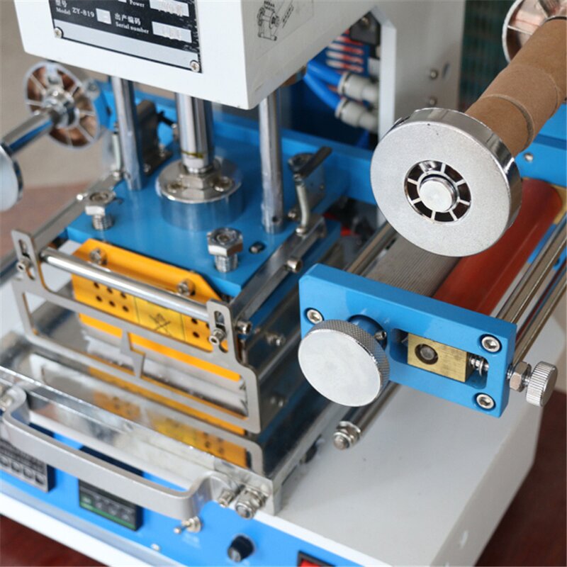 Gold Foil Semi-Automatic Hot Stamping Machine Manufacturer - Digital Leather Logo Embossed