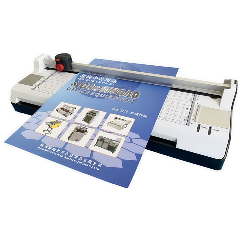 Laminator Cutter Machine Manufacturer - Hot Cold Two Rollers A4 Size Document Photo Laminator
