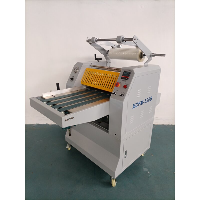 Hydraulic Single Side Laminating Machine Manufacturer - XCFM520B A2 Paper Sheet to Roll Hydraulic Laminator