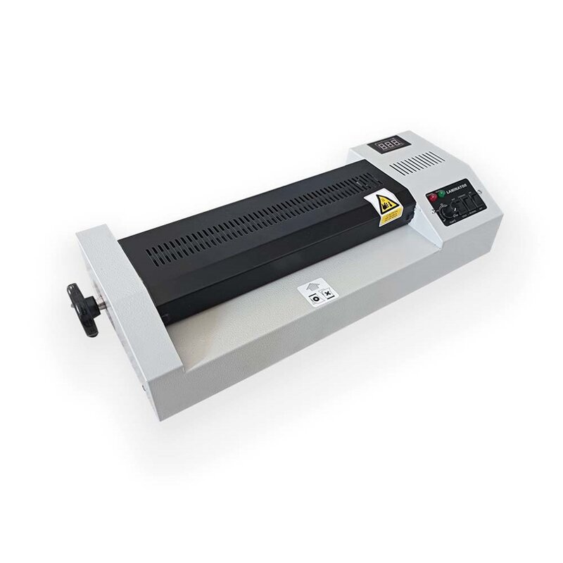 Pouch Laminator Manufacturer - 320B CE Certification A3 Office 25mm Big Roller Thermometer Big Motor Without Hand Wheel