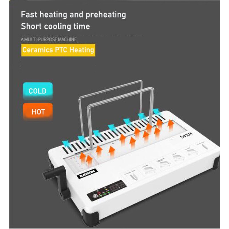 Hot Melt Book Binding Machine Manufacturer - RD-50 Factory Wholesale Thermal Book Cover Financial Office Hot Binding