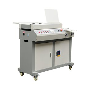 Glue Binding Machine Manufacturer - 55H-A4 High Speed Good Quality 320mm Binding Size