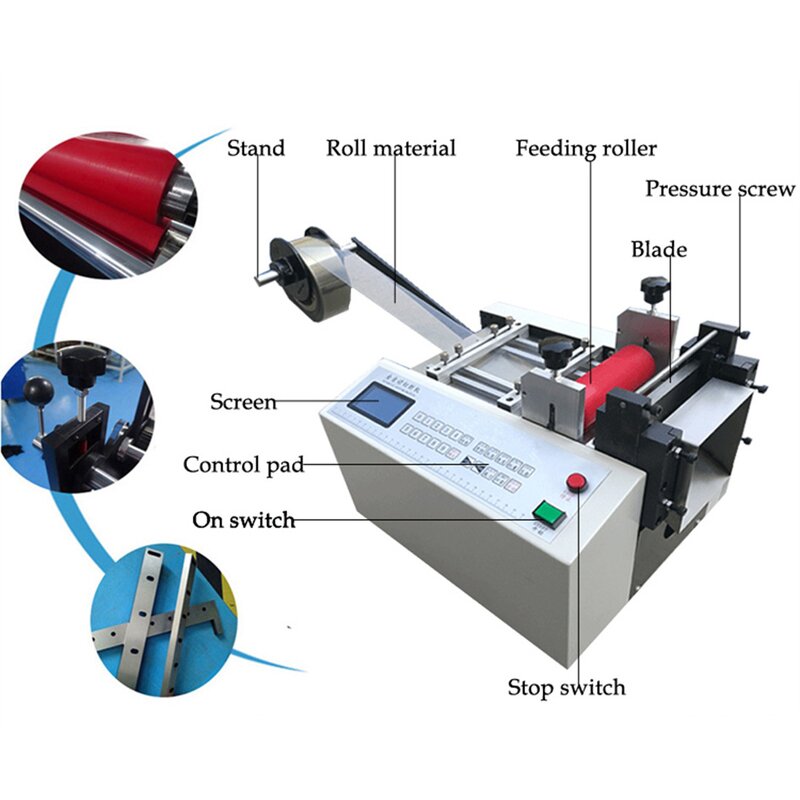 Desktop Roll to Sheet Cutter Manufacturer - SG-YHD-100D Automatic Self-adhesive Paper Roll Cutter