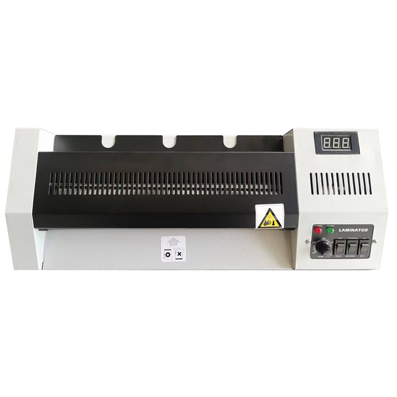 Pouch Laminator Manufacturer - 320B CE Certification A3 Office 25mm Big Roller Thermometer Big Motor Without Hand Wheel