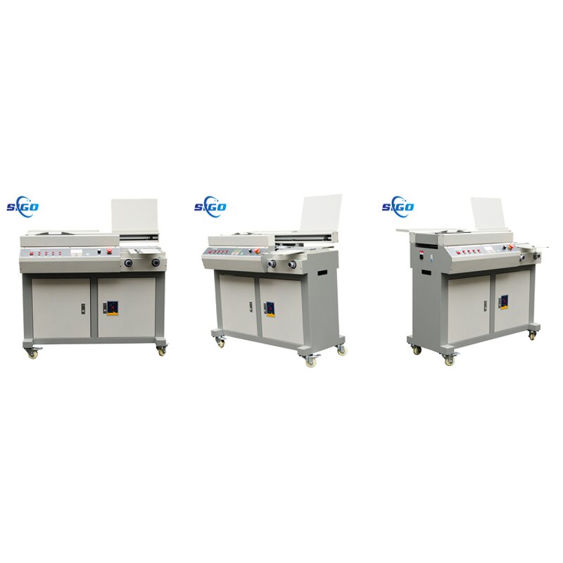 Glue Binding Machine Manufacturer - 55H-A4 High Speed Good Quality 320mm Binding Size