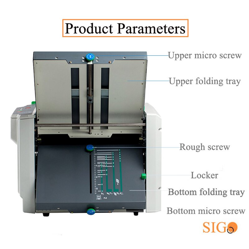 Automatic Paper Folding Machine Manufacturer - SG-RD305 New Upgrade Easy Operate A3 A4 High Quality Coated Paper Folding