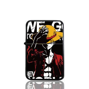 Lighter Manufacturer - One Piece Anime Cheap Refillable Windproof with Custom Logo Pattern Traditional Kerosene