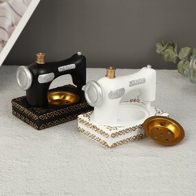 Incense Burner Manufacturer - Hot Sale Resin Sewing Machine Shape Home Decoration Aromatherapy Stove Ornament