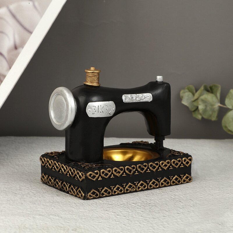 Incense Burner Manufacturer - Hot Sale Resin Sewing Machine Shape Home Decoration Aromatherapy Stove Ornament