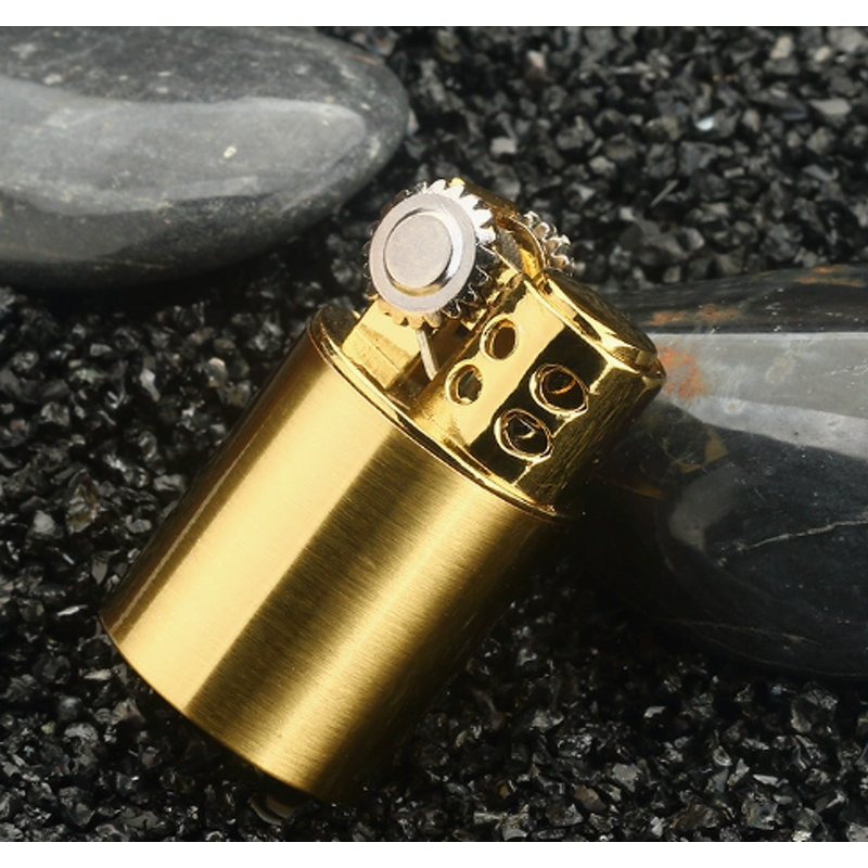 Cigar Lighter Manufacturer - Portable Retro Metal with Grinding Wheel Kerosene Retro for Cigarette