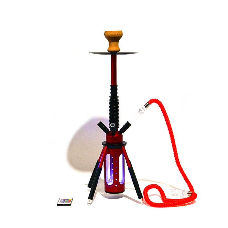 Arabian Shisha Manufacturer - Rocket with Flash Light KTV Bar Single Tube Set Hookah